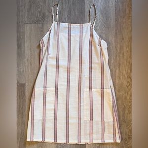 Billabong Striped Dress with pockets size medium